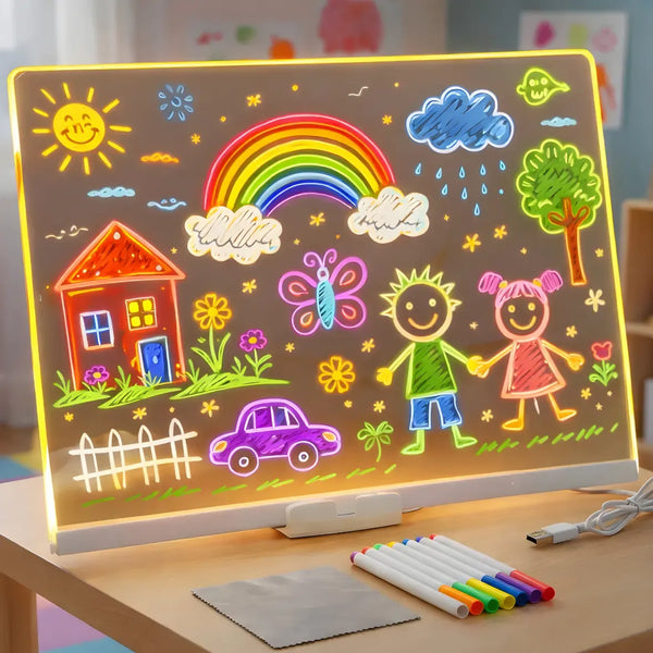 Tablero Luz Led Pizarra - BrillaColor